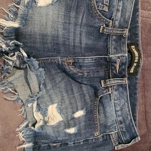 Denim shorts